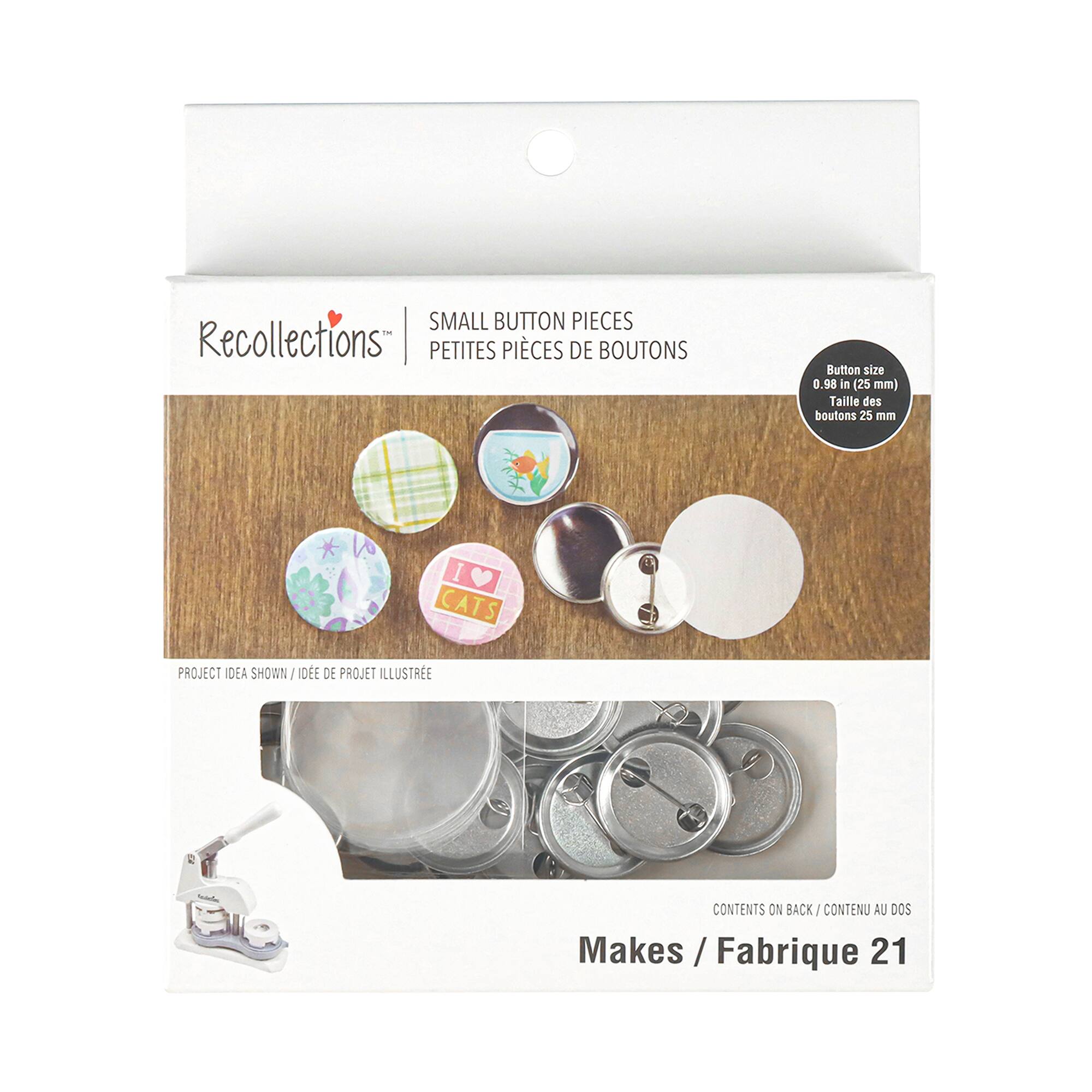 6 Pack: Small Button Pieces by Recollections™
